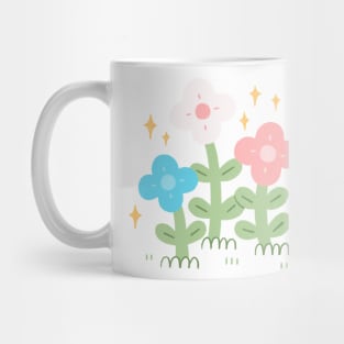 Transgender Pride Flowers Mug